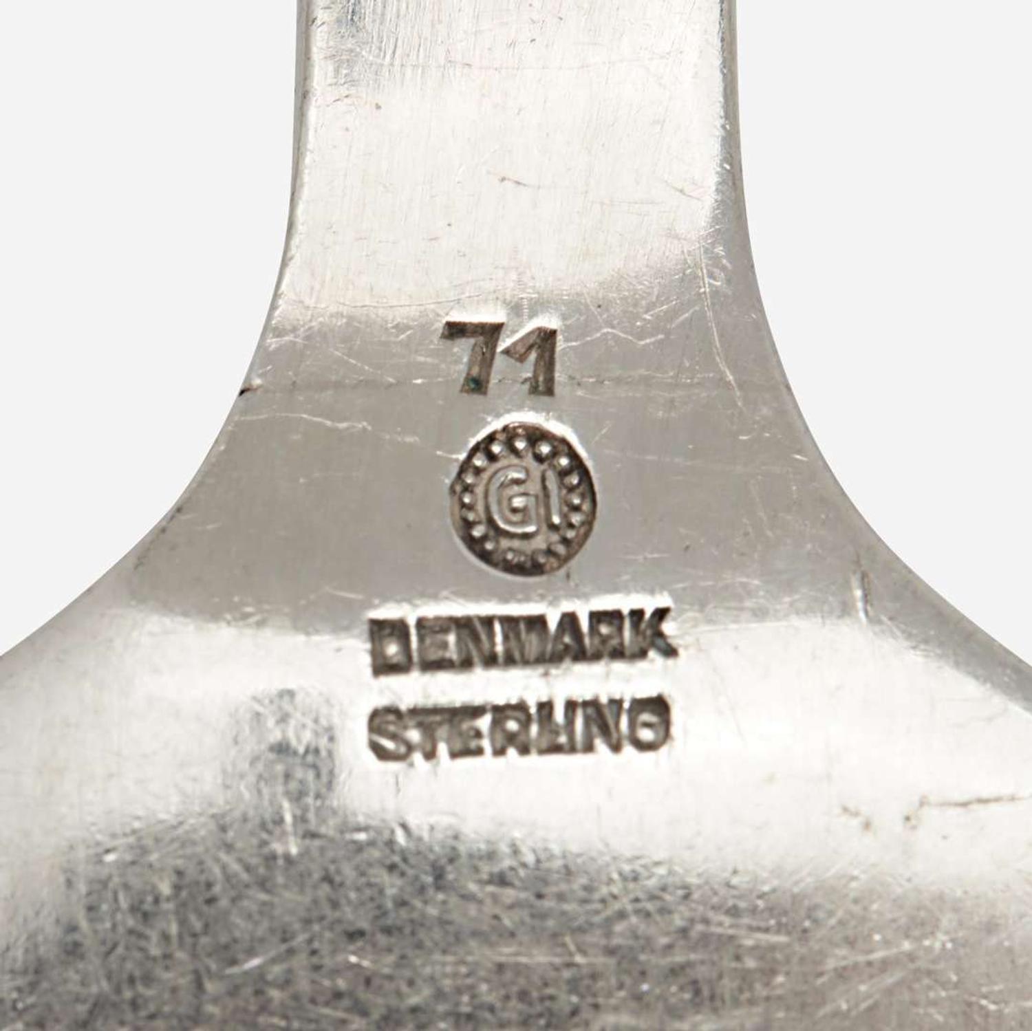 Georg Jensen A Group of Sterling Silver Tablewares, Denmark, 1915-post 1945