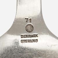 Georg Jensen A Group of Sterling Silver Tablewares, Denmark, 1915-post 1945