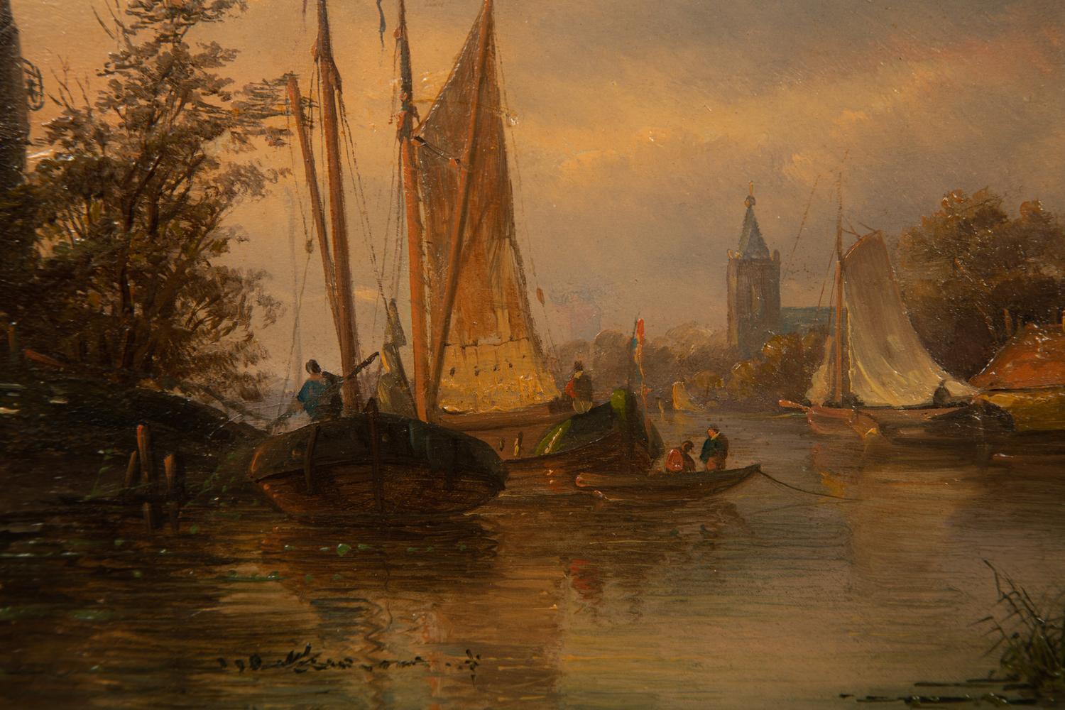 Fishing Boats in Canal
