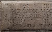 A Roman Marble Inscribed Panel