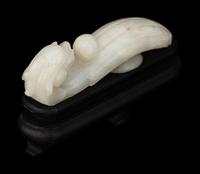 Two Chinese Celadon Jade Articles