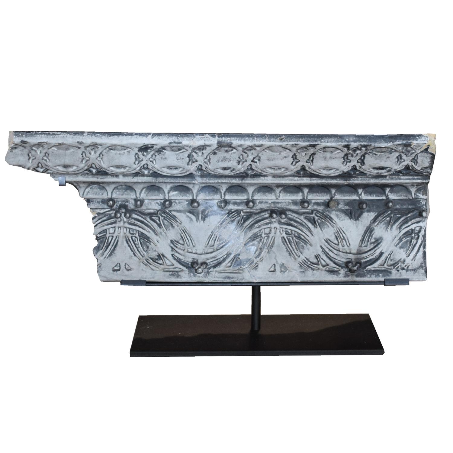 A Sullivan Designed Terra Cotta Facade Fragment from the Gage Building 16.5" W x 6.5" D x 9" H — United States, 1898
