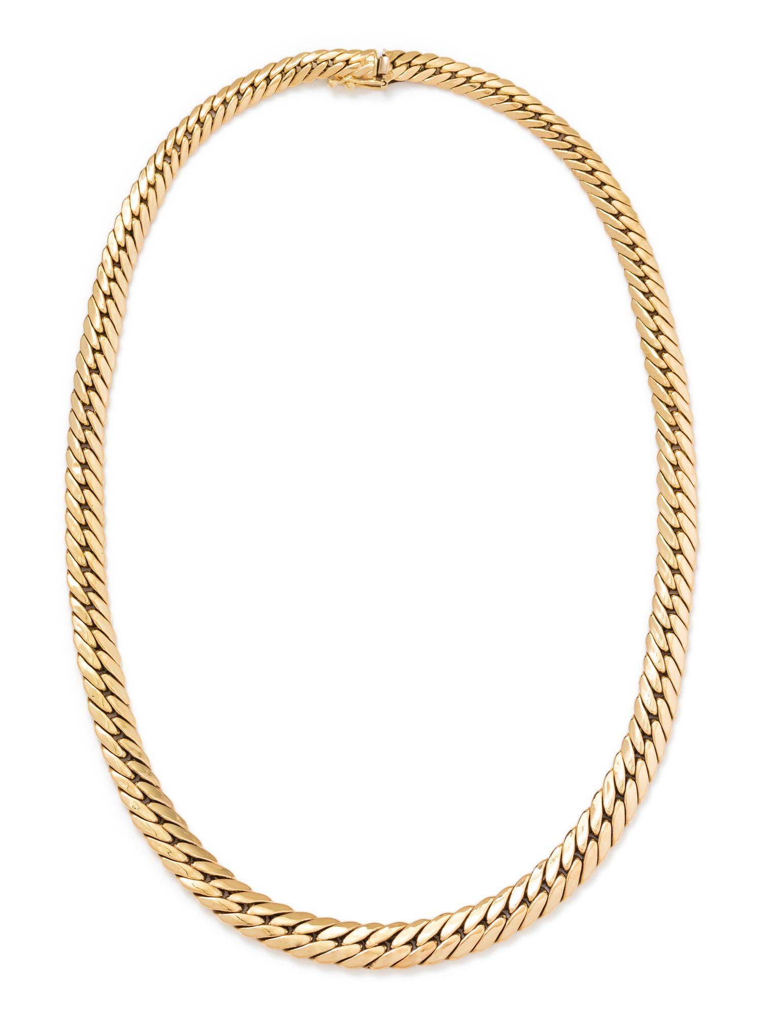 YELLOW GOLD NECKLACE