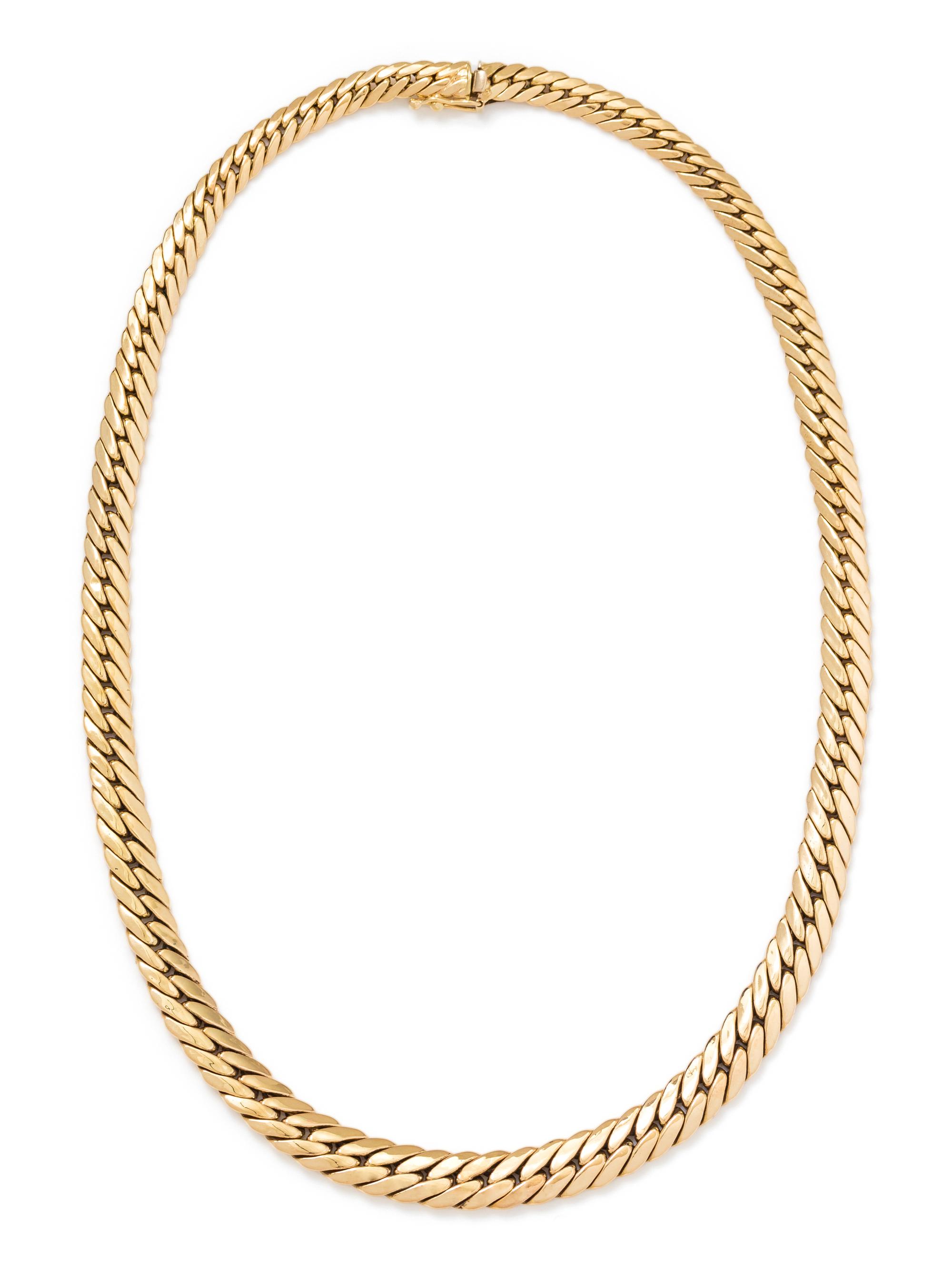 YELLOW GOLD NECKLACE