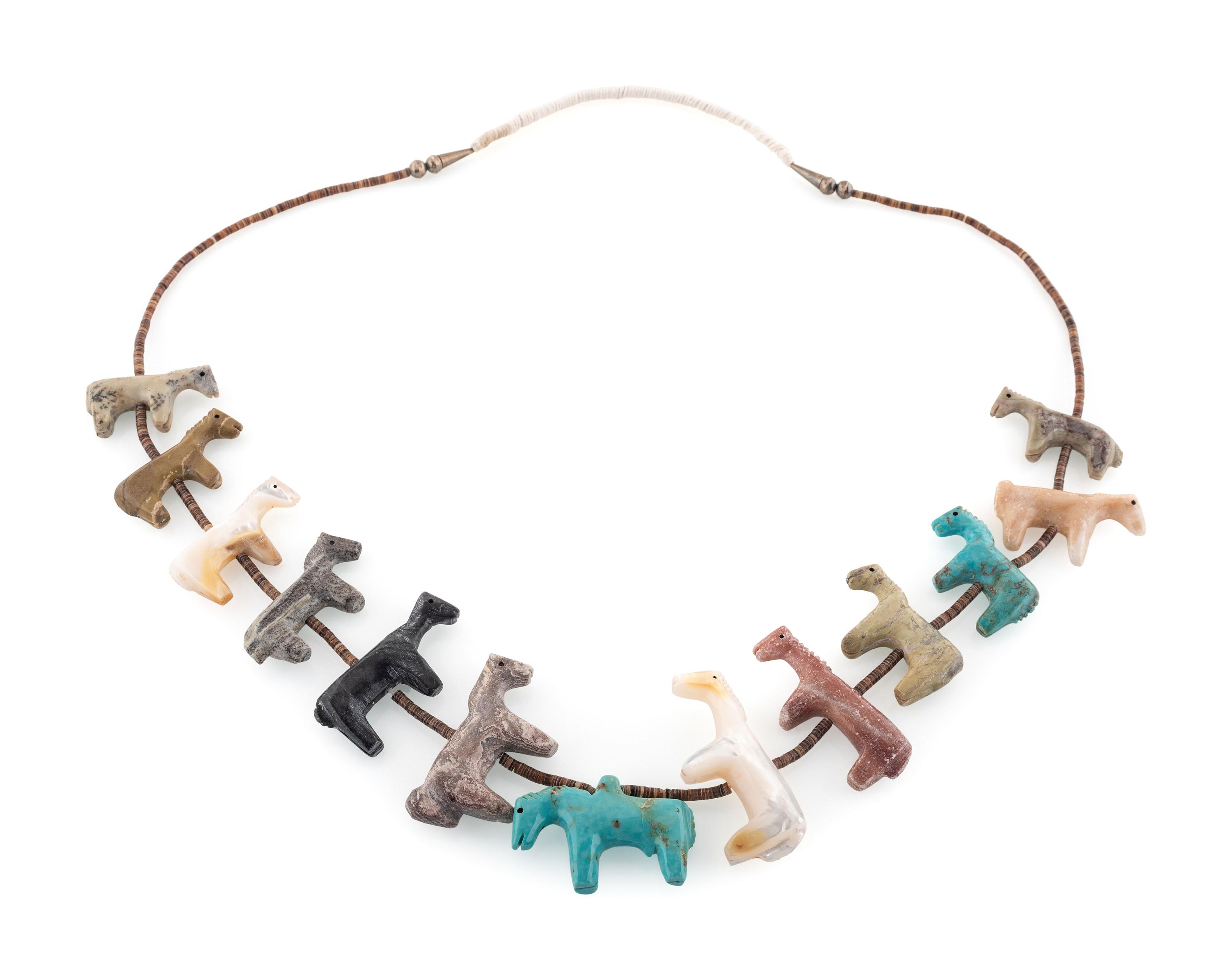 Single-Strand Equine Fetish Necklace