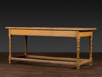 A Country Yellow Painted Pine One-Drawer Table