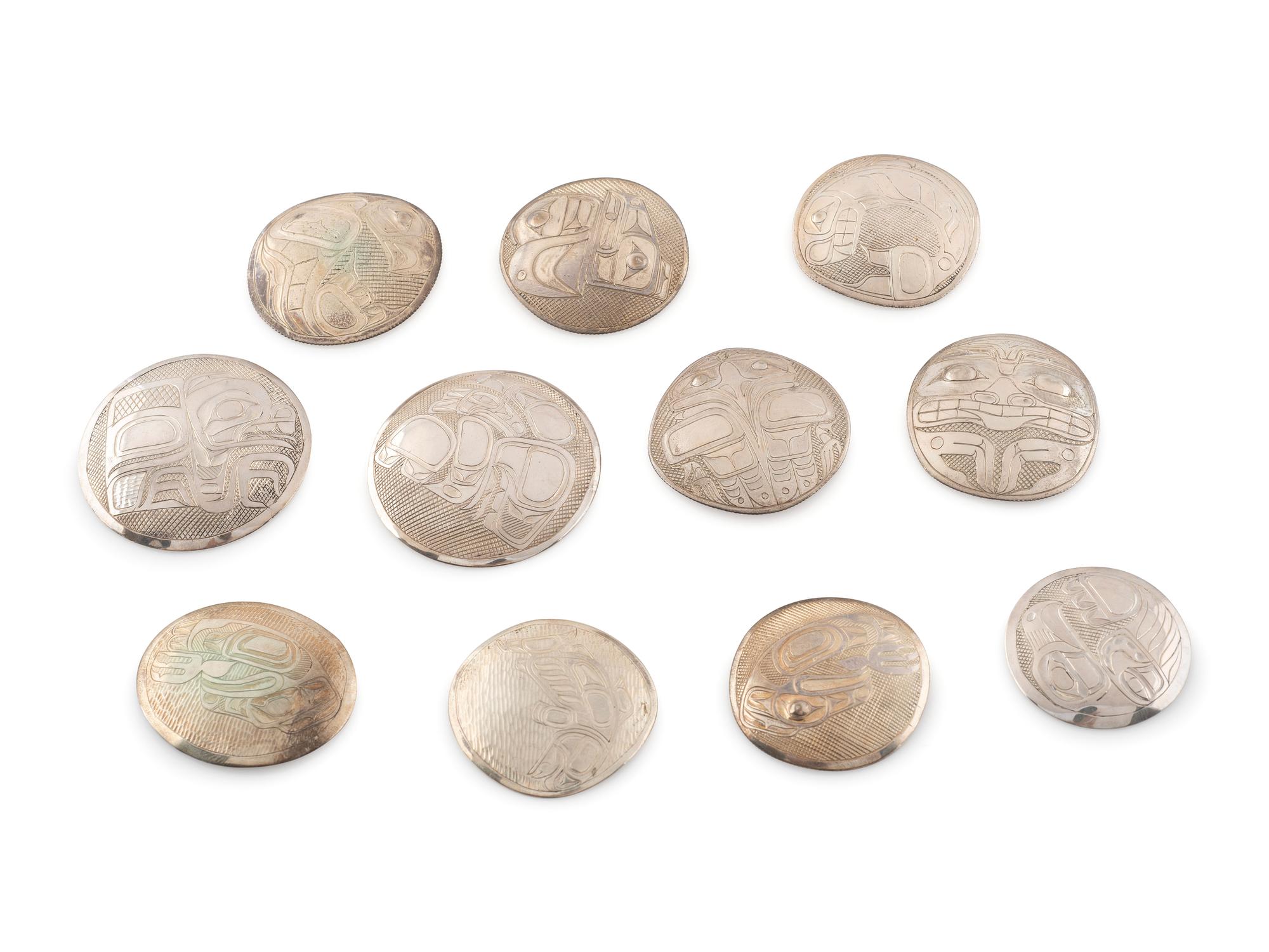 Engraved Silver Medallions