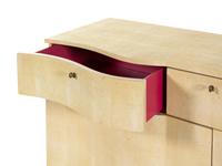 A Faux Shagreen Veneered Chest of Drawers in the Manner of Samuel Marx
