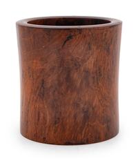 A Chinese Huanghuali Brushpot