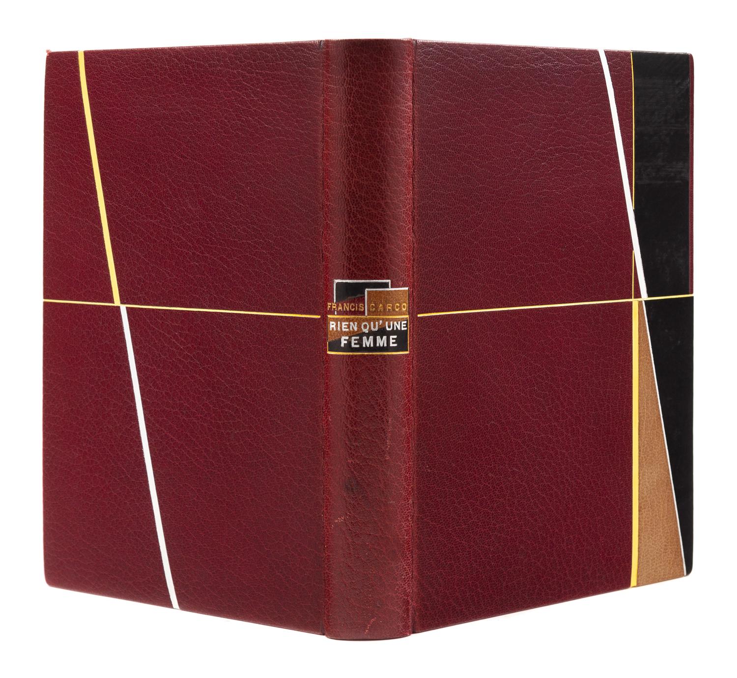 [BINDINGS]. [LÉOTARD, GENEVIÈVE - BINDER]. A group of 2 works in fine Art Deco bindings by Léotard.
