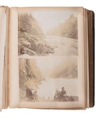[EARLY PHOTOGRAPHY - WESTERN AMERICANA]. Album containing photographs documenting Robert B. Stanton's Survey of the Colorado River, 1889.