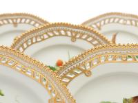 A Set of Thirteen Royal Copenhagen Fruit Service Articles
