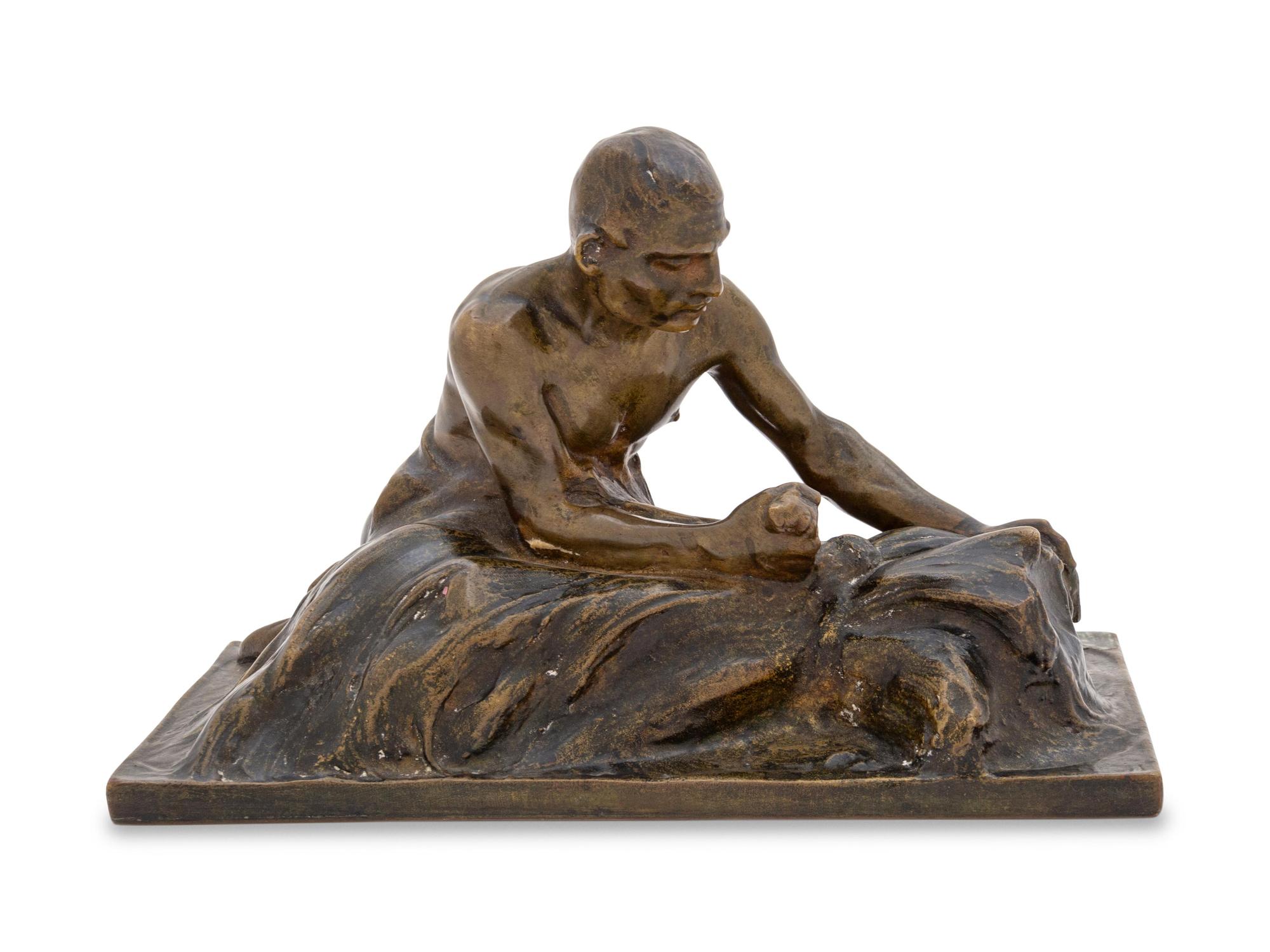 A Continental Bronze Figure