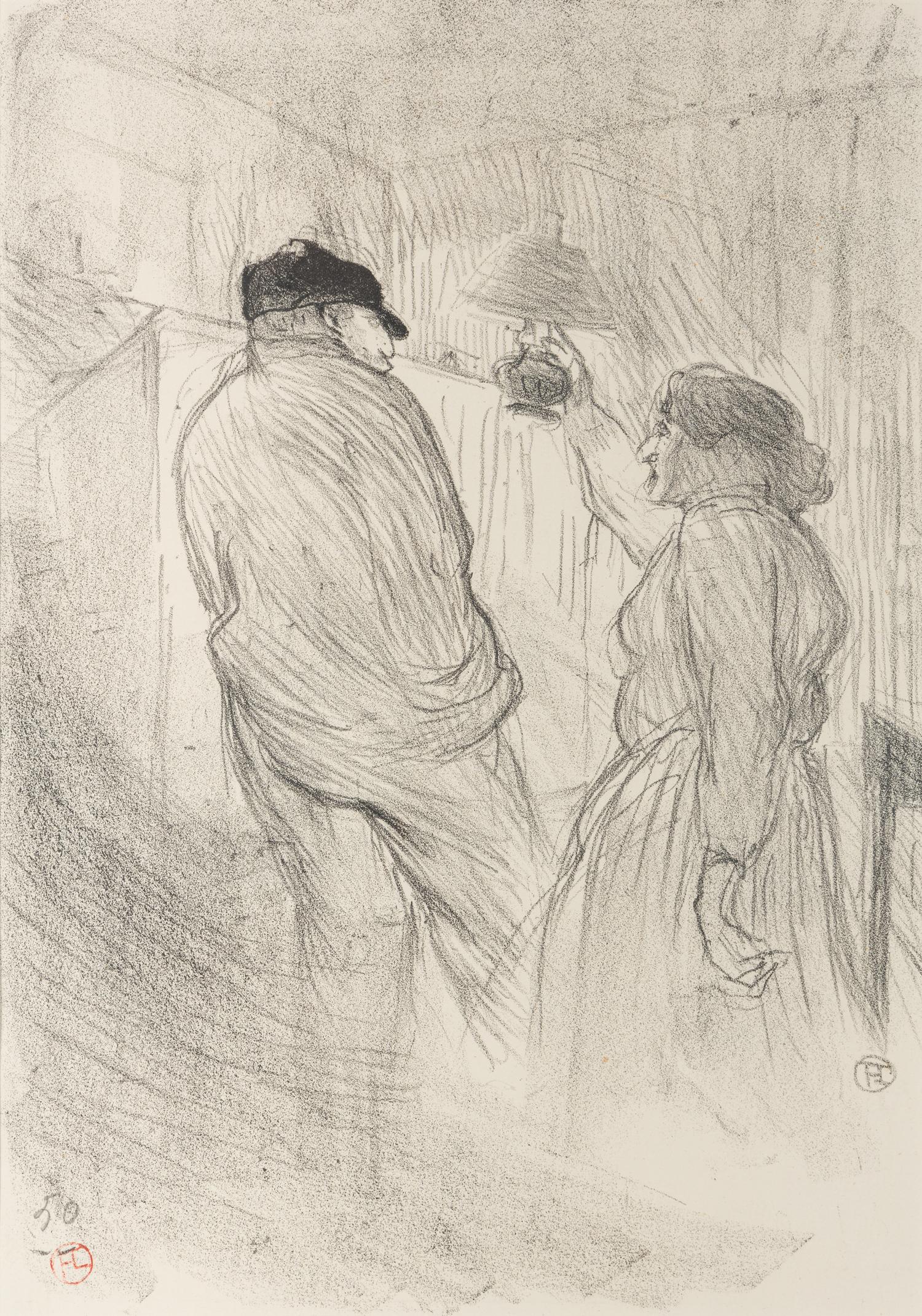 Au Théatre-Libre: Antoine dans 'L'inquiétude' ( L'Escarmouche edition), 1893