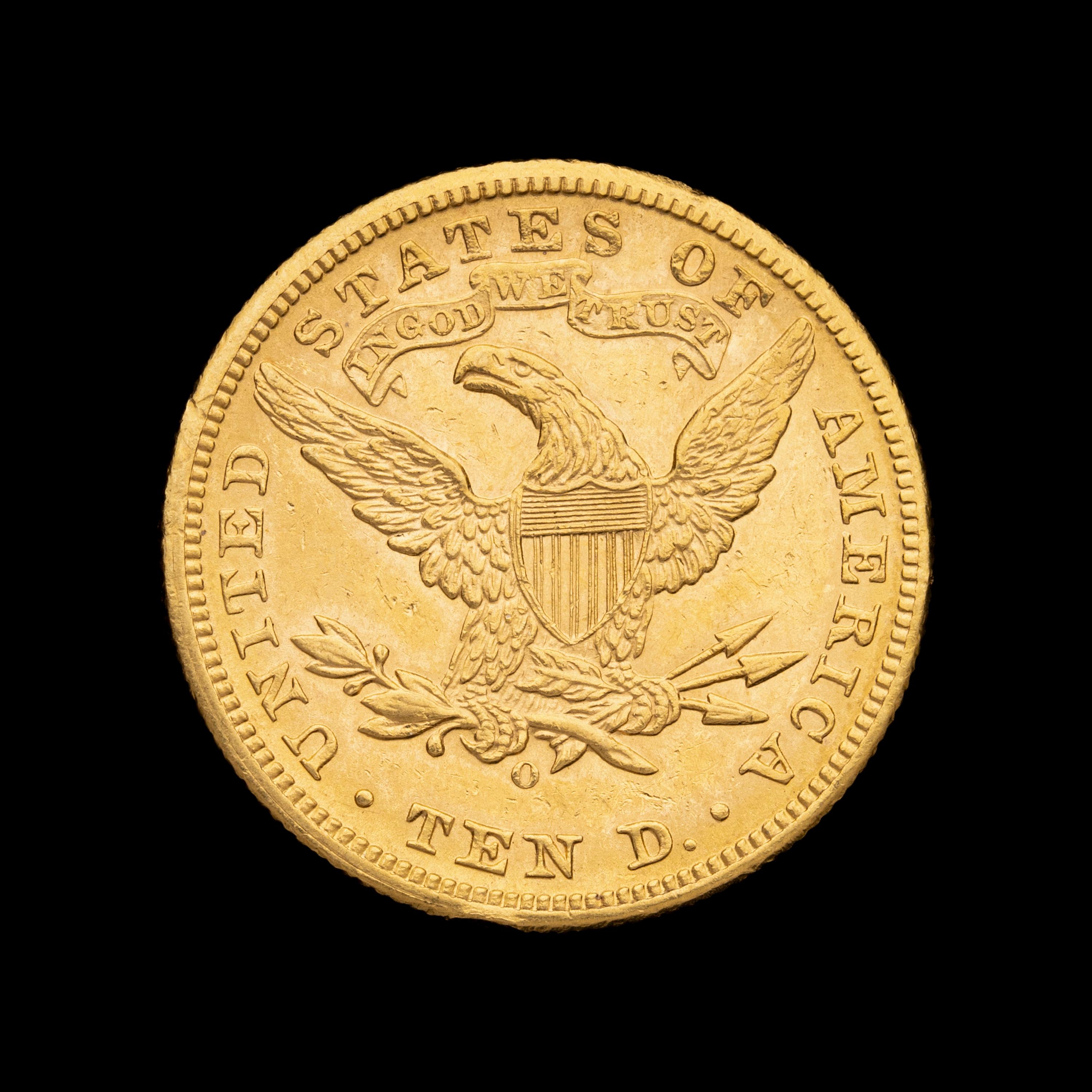 An 1895-O Liberty Head $10 Gold Coin