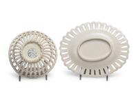 Six Reticulated Creamware Articles
