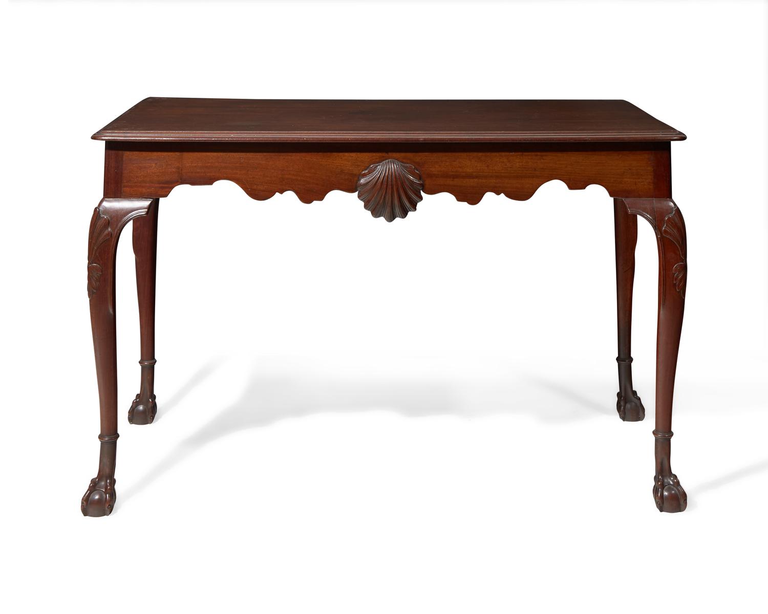 A fine Irish George II mahogany side table, circa 1750