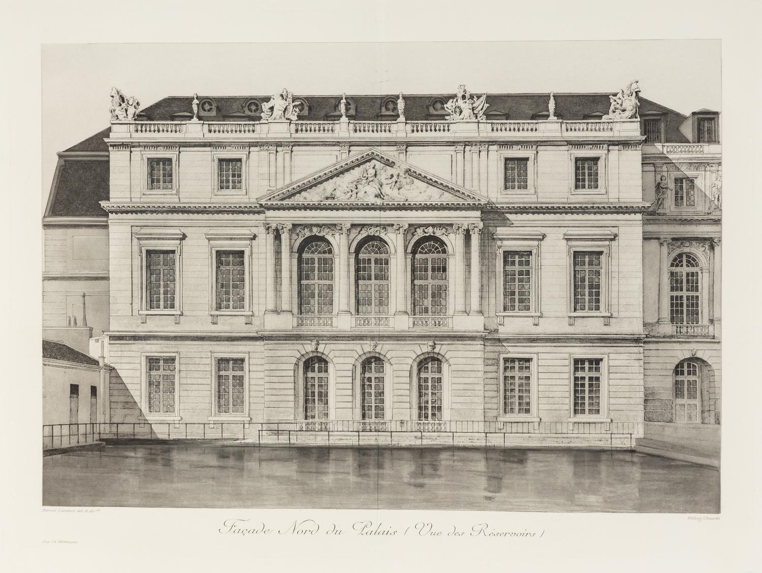 Views of Versailles and the Two Trianons (eight works)