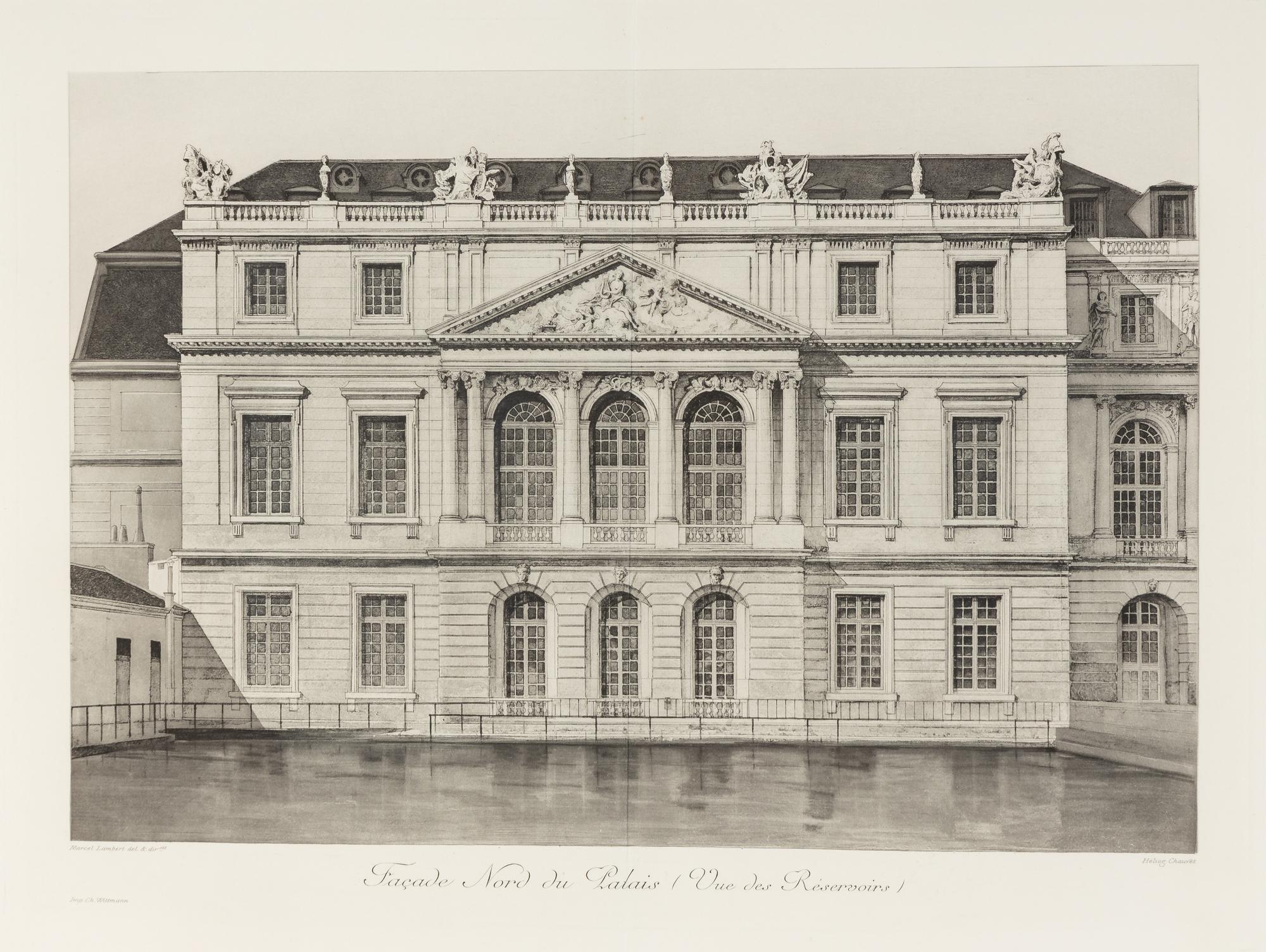 Views of Versailles and the Two Trianons (eight works)