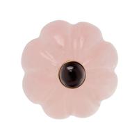 ROSE QUARTZ AND GARNET PENDANT