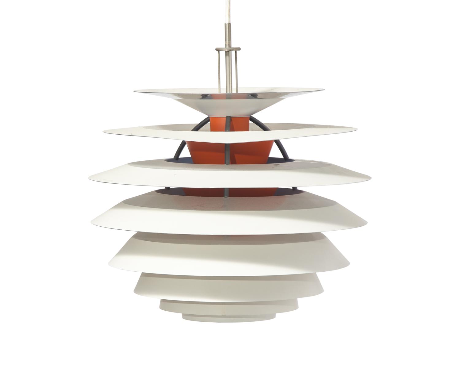 Contrast Ceiling Pendant Louis Poulsen Denmark, 1958-1962