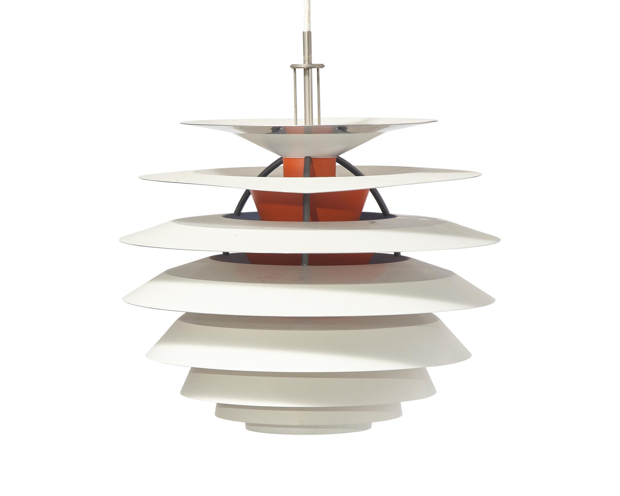 Contrast Ceiling Pendant Louis Poulsen Denmark, 1958-1962