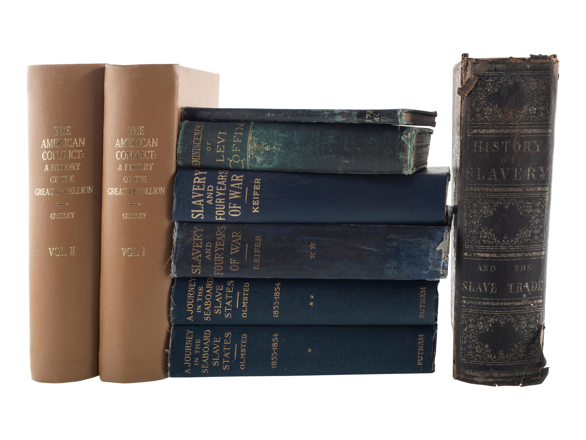 [SLAVERY & ABOLITION]. A group of 6 works related to American slavery, comprising: