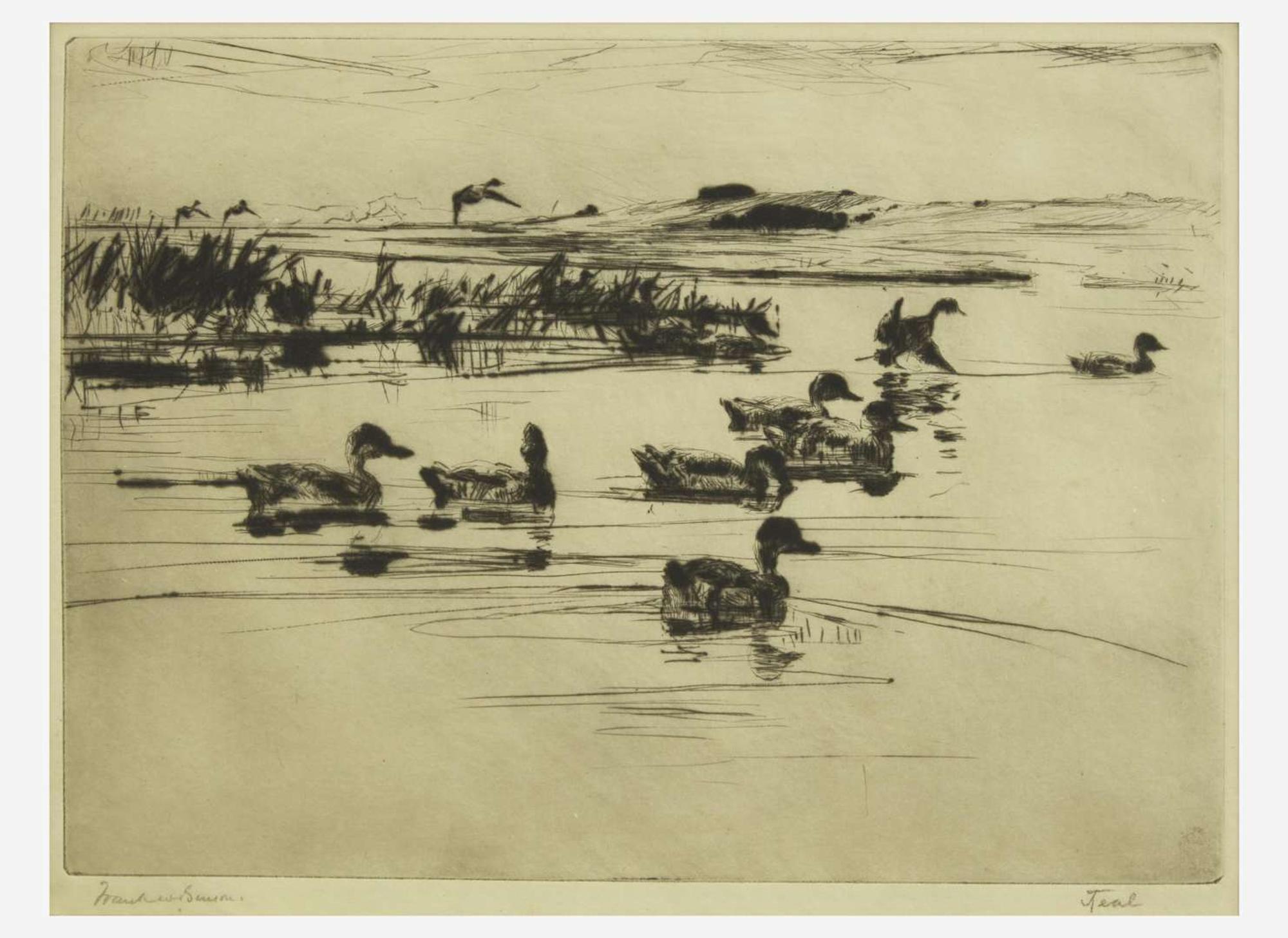[Prints] Benson, Frank W.: Group of 2 Sporting Prints