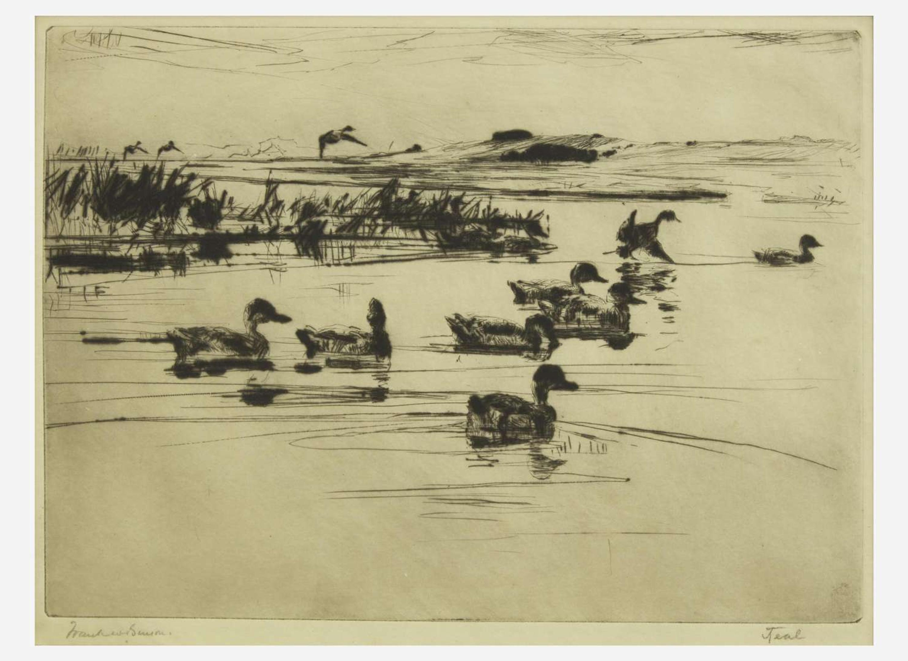 [Prints] Benson, Frank W.: Group of 2 Sporting Prints