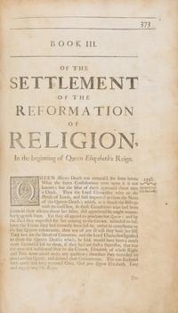 [Religion] Burnet, Gilbert. The History of the Reformation of the Church of England