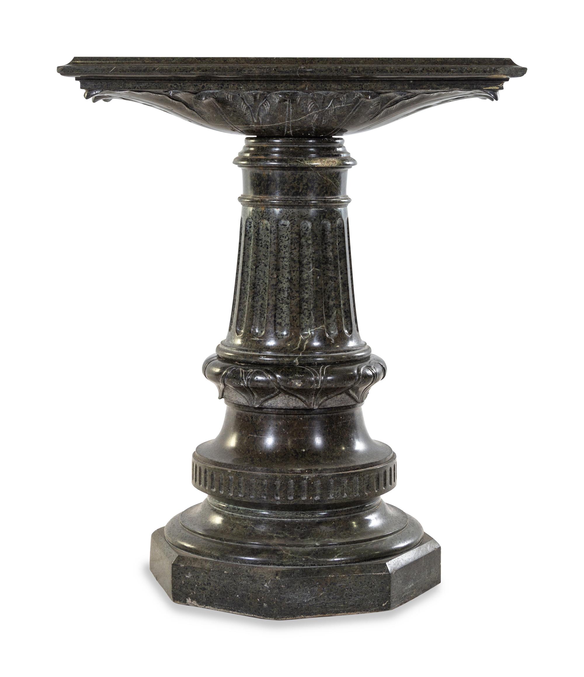 A Continental Marble Column
