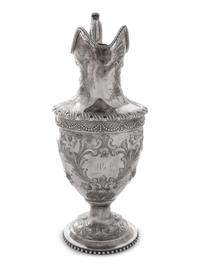 An American Silver Claret Jug