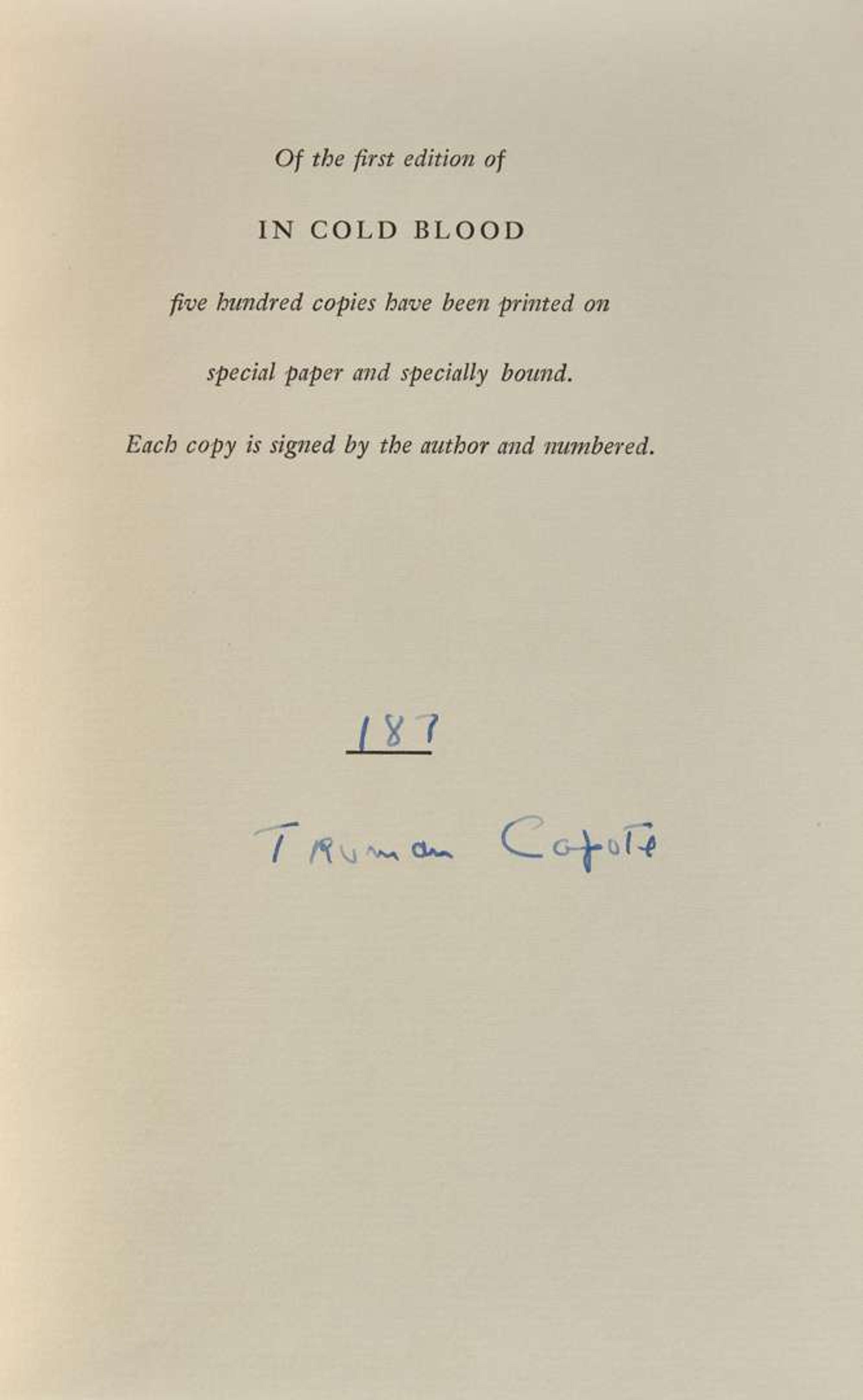 [Literature] Capote, Truman: In Cold Blood...