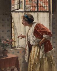 Walter MacEwen (American, 1860-1943) — L'Attente