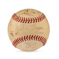 A 1941 Boston Braves Team Signed Autograph Baseball Including Casey Stengel (Beckett Authentication Services)