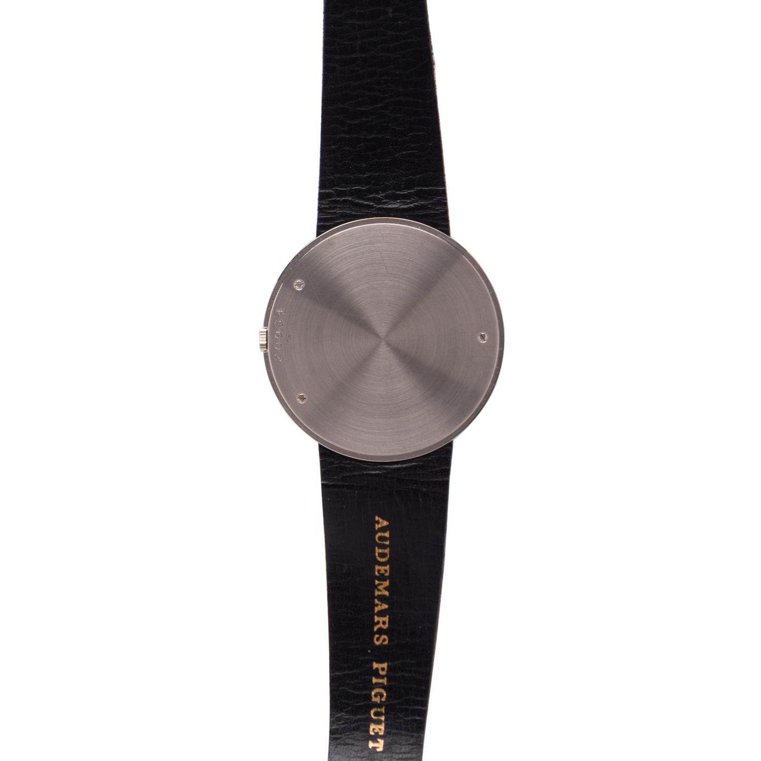 AUDEMARS PIGUET, GÜBELIN, REF. 5093 18K WHITE GOLD 'ULTRA-THIN' WRISTWATCH
