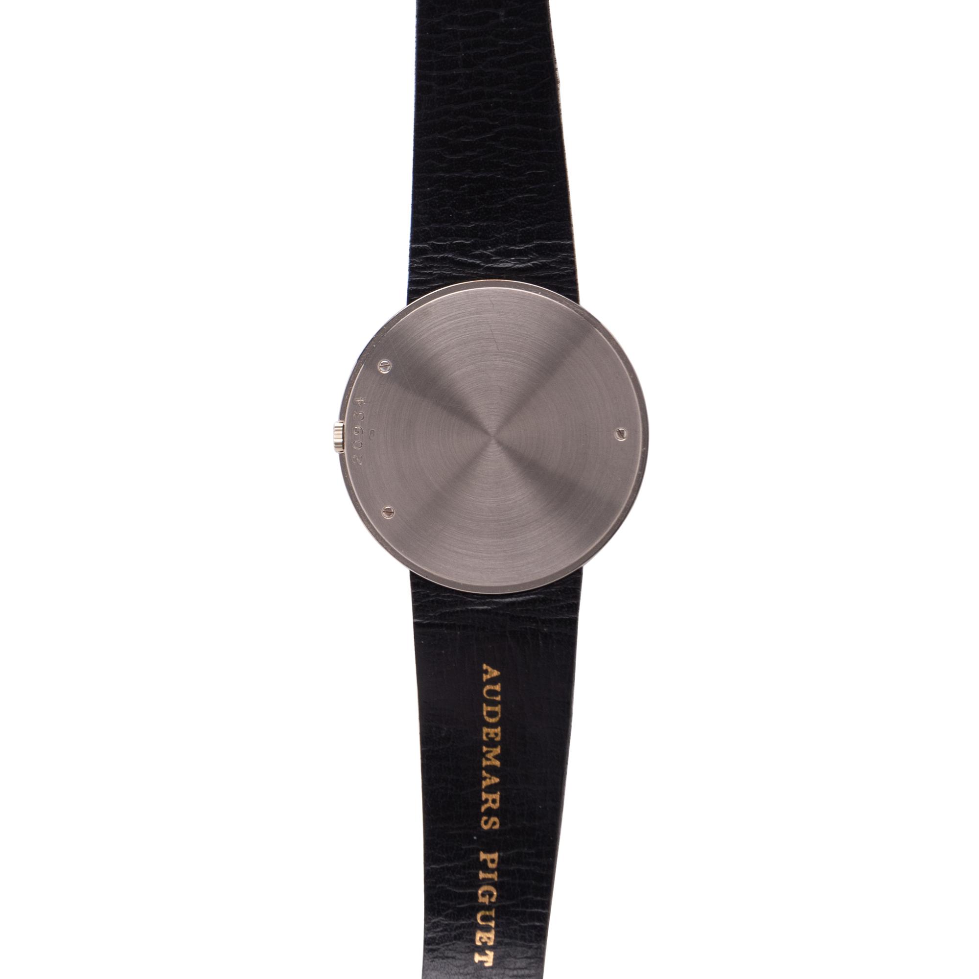 AUDEMARS PIGUET, GÜBELIN, REF. 5093 18K WHITE GOLD 'ULTRA-THIN' WRISTWATCH