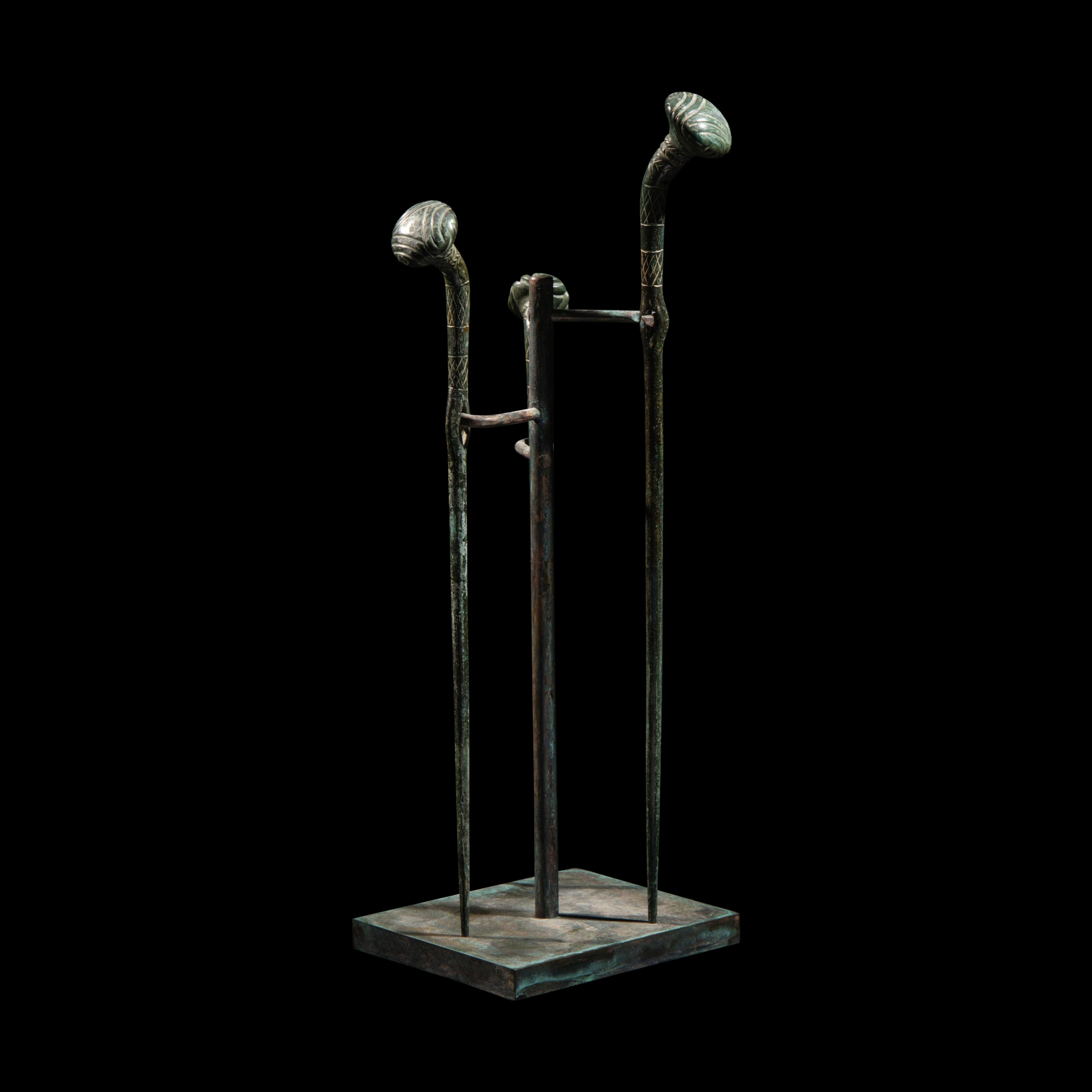 Three Anatolian Bronze Dress Pins