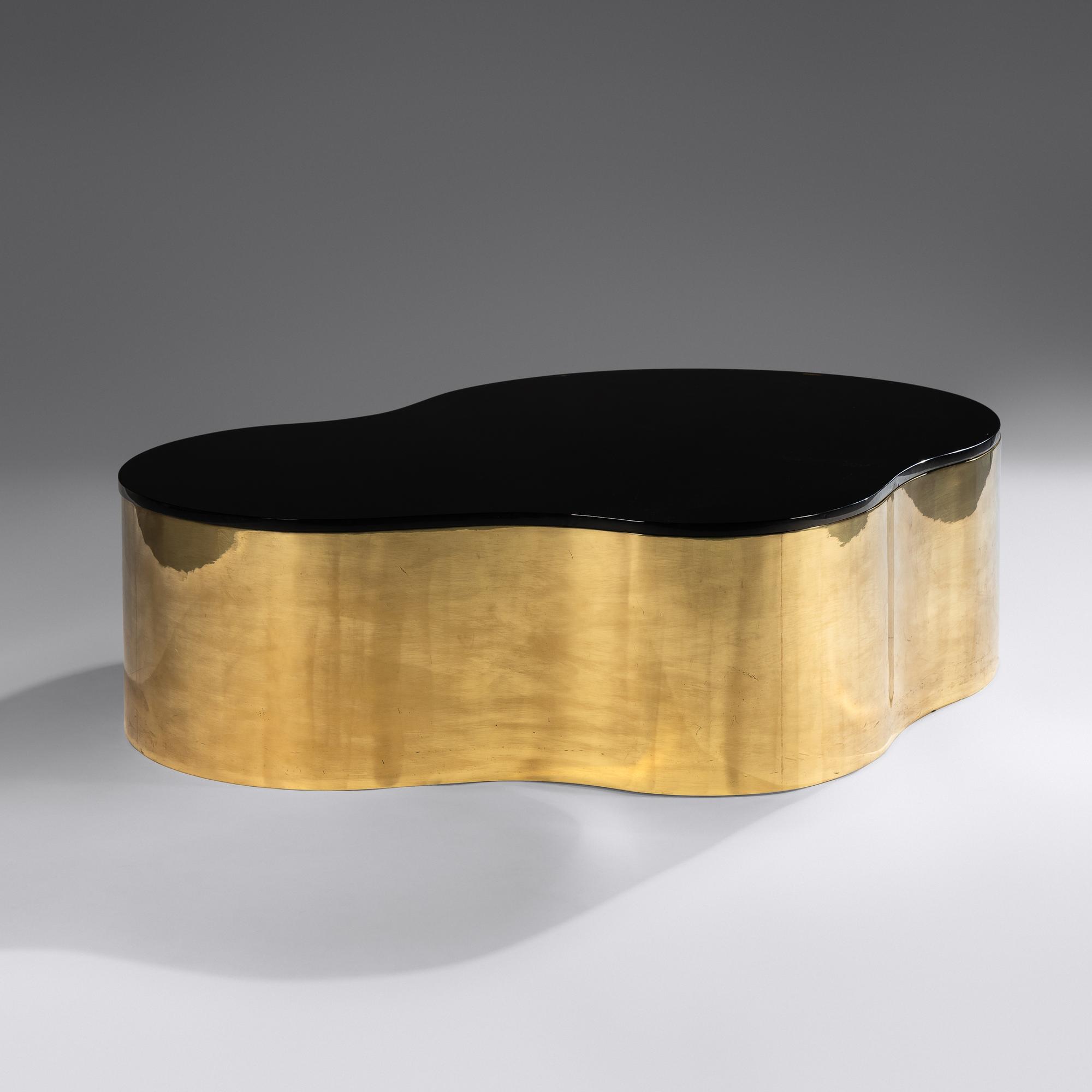 Free Form Coffee Table Karl Springer Ltd., USA