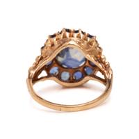 Sapphire and Rose Gold Ring