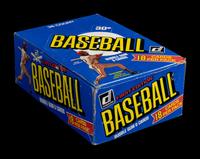An Unopened Wax Box of 1981 Donruss Baseball Cards