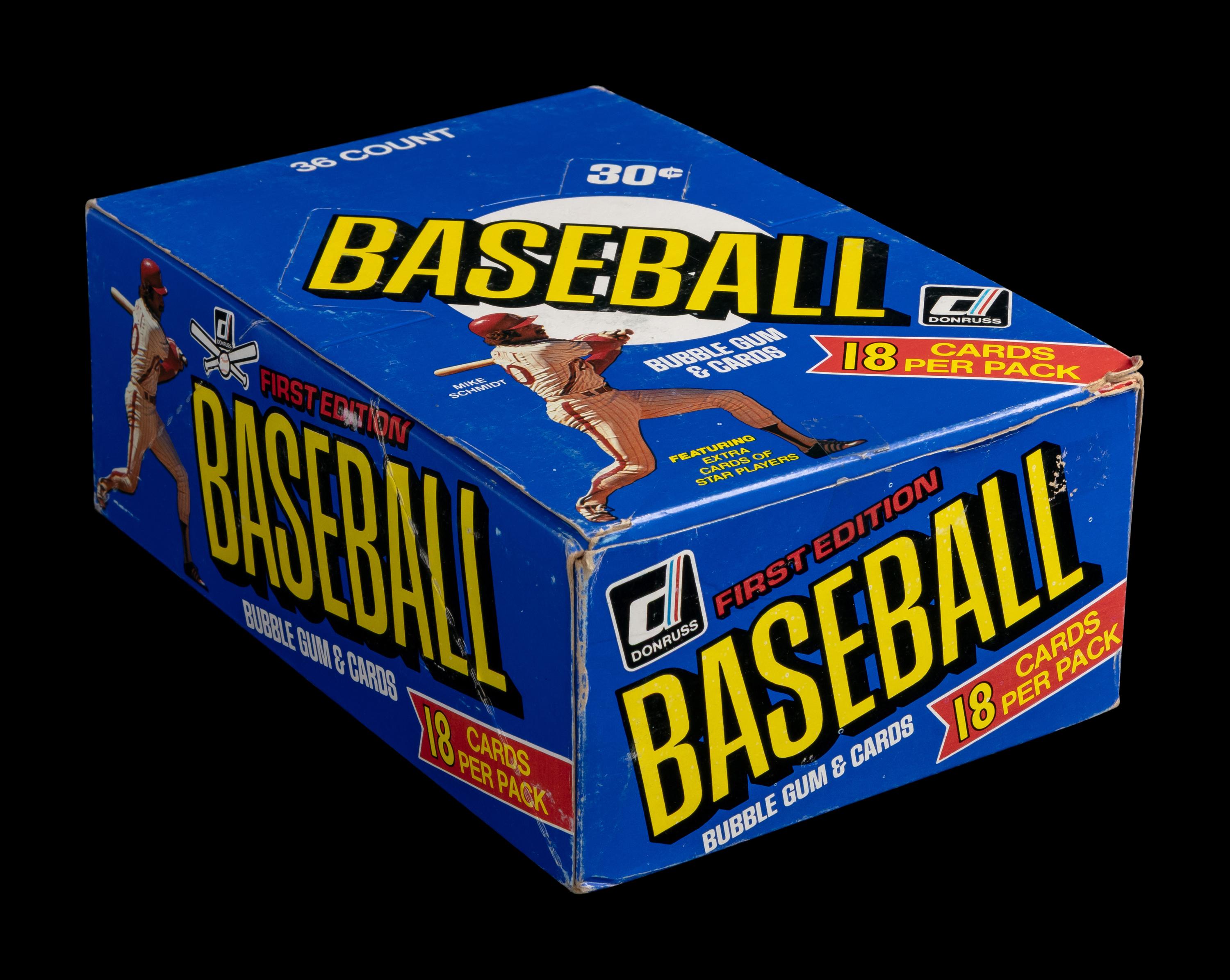 An Unopened Wax Box of 1981 Donruss Baseball Cards