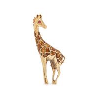 COLLECTION OF YELLOW GOLD ANIMAL BROOCHES