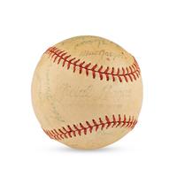 A 1957 Brooklyn Dodgers Team Signed Autograph Baseball (Beckett Authentication Services Letter of Authenticity)