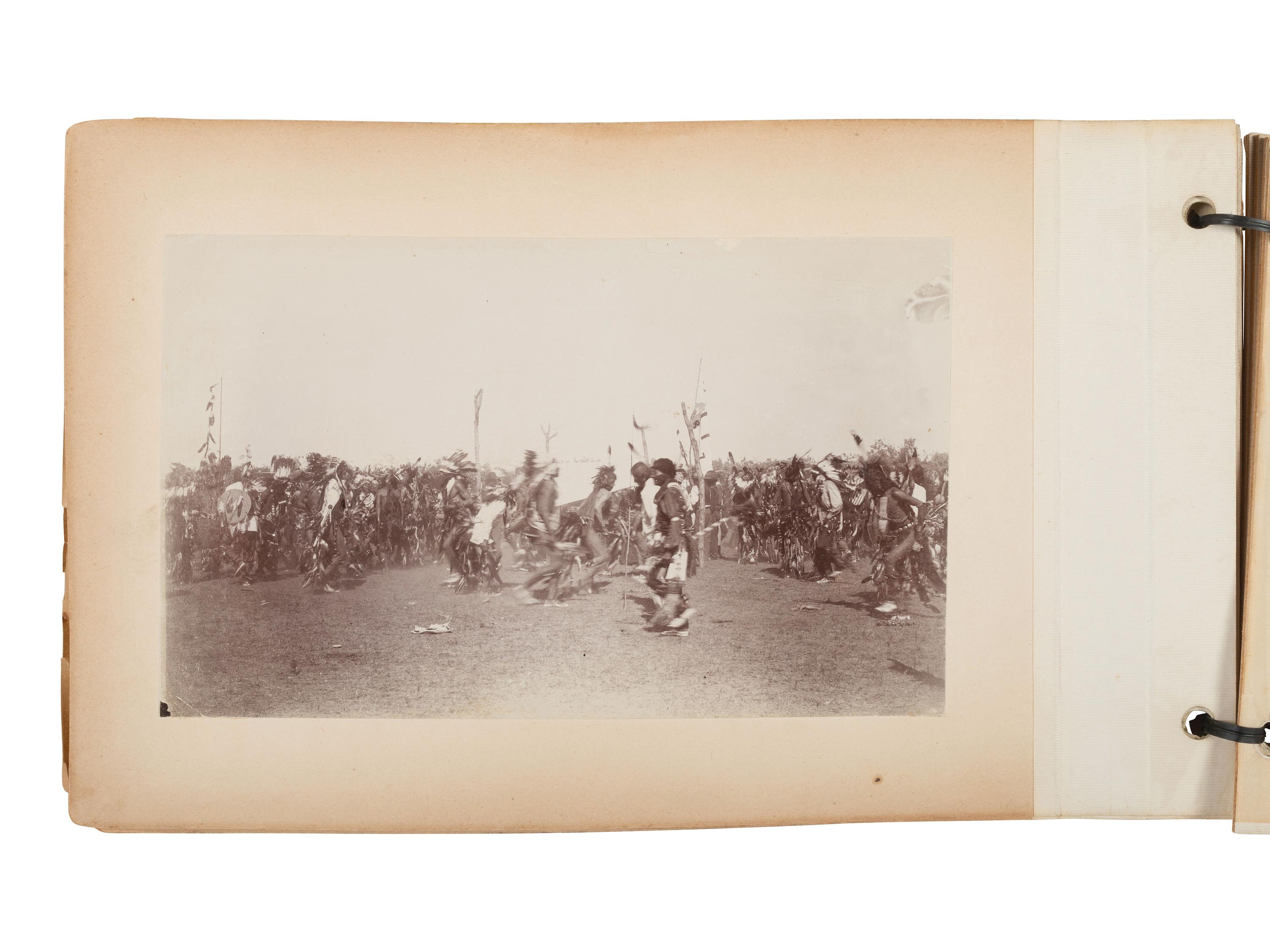 ANDERSON, J.A. (1869-1948), photographer. Unbound album containing 22 photographs of Rosebud Agency, South Dakota, ca 1890s.