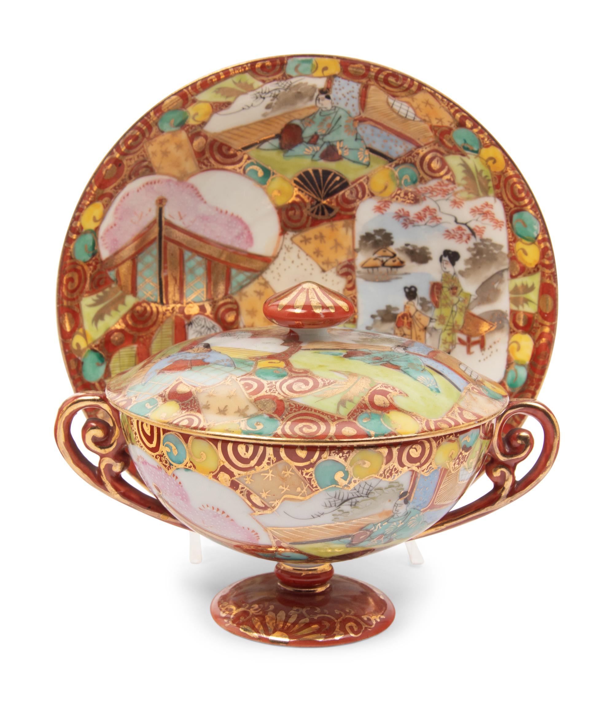 34 Sets of Chinese and Japanese Porcelain Teacups and Saucers