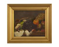 English School 19th Century, A Pair: Still Lifes with Fruit , Dated "1898”
