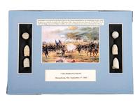 [CIVIL WAR]. Equipment and relic archive related to Civil War surgeon Dr. Joseph R. Martin and his service with the 124th Pennsylvania Infantry Regiment, highlighted by Tiemann & Co. surgical kit.