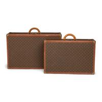 Louis Vuitton, Two Alzer Hard-Sided Suitcases
