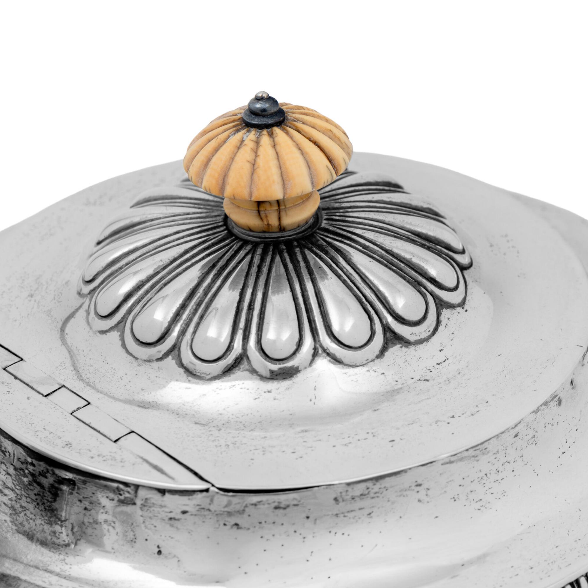 An Irish George III Silver Teapot